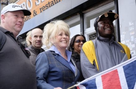 Barbara Windsor starts the SCT Charity Shop Strut