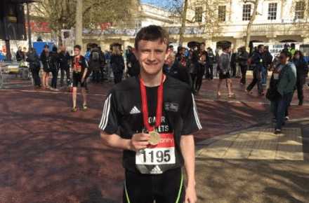 Ethan Cathrow: SCT’S youngest marathon runner